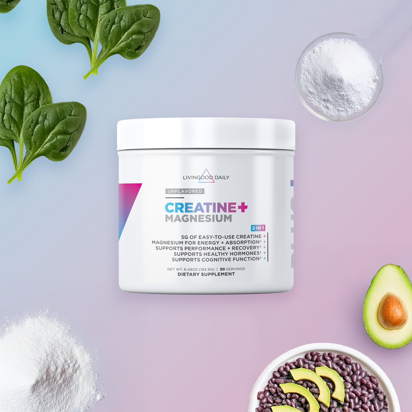 Livingood Daily Creatine + Magnesium