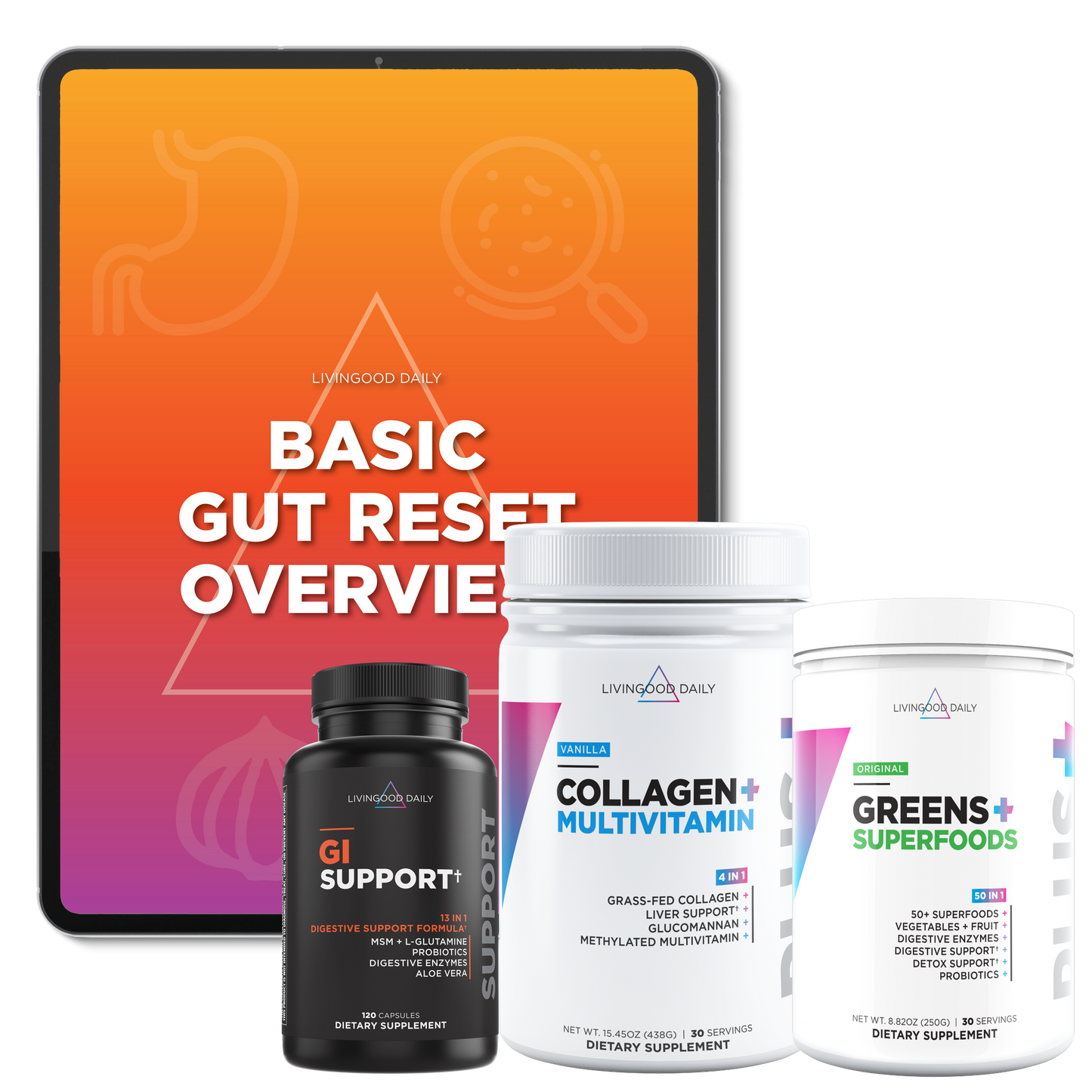 Livingood Daily Gut Reset Bundle