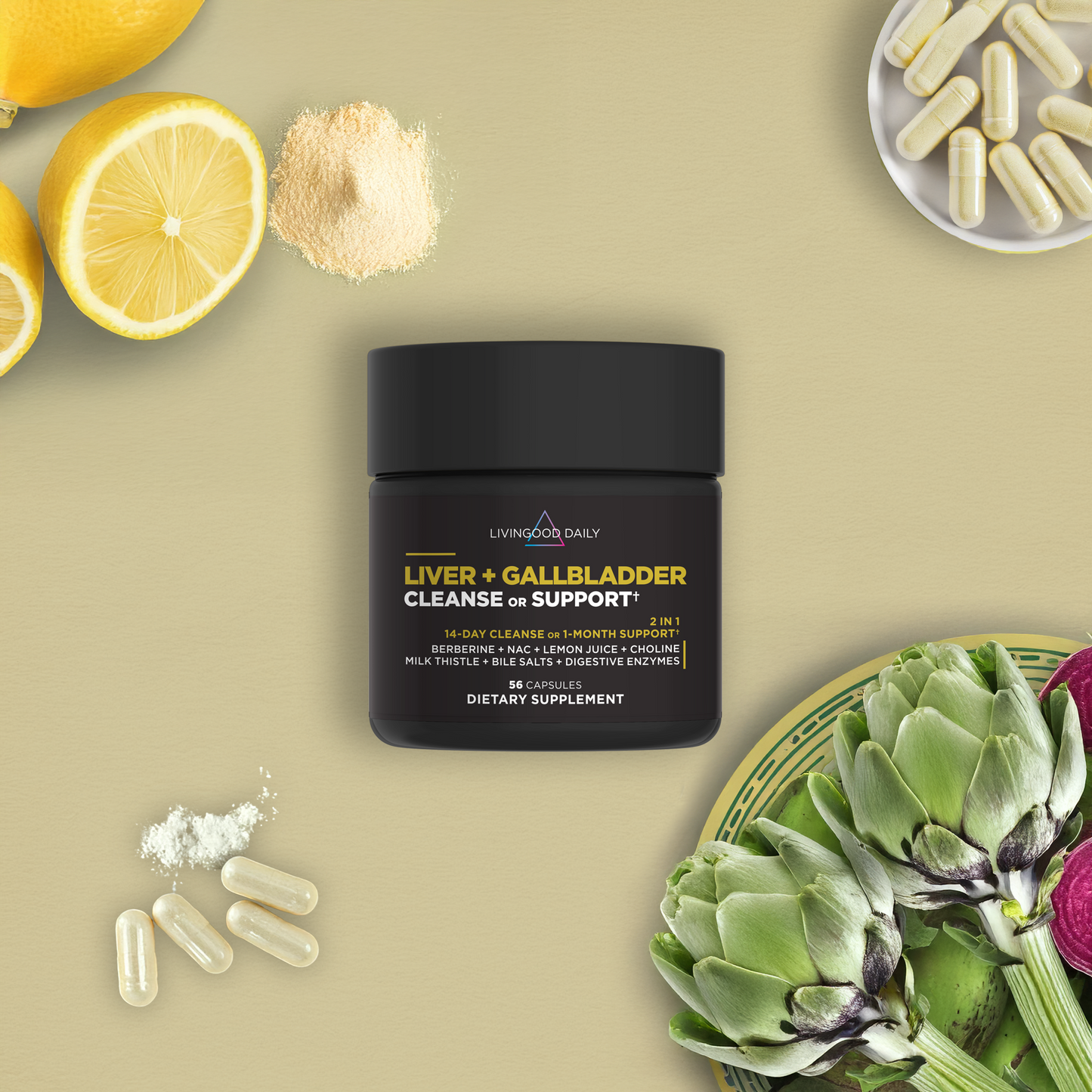Livingood Daily Liver + Gallbladder Cleanse or Support