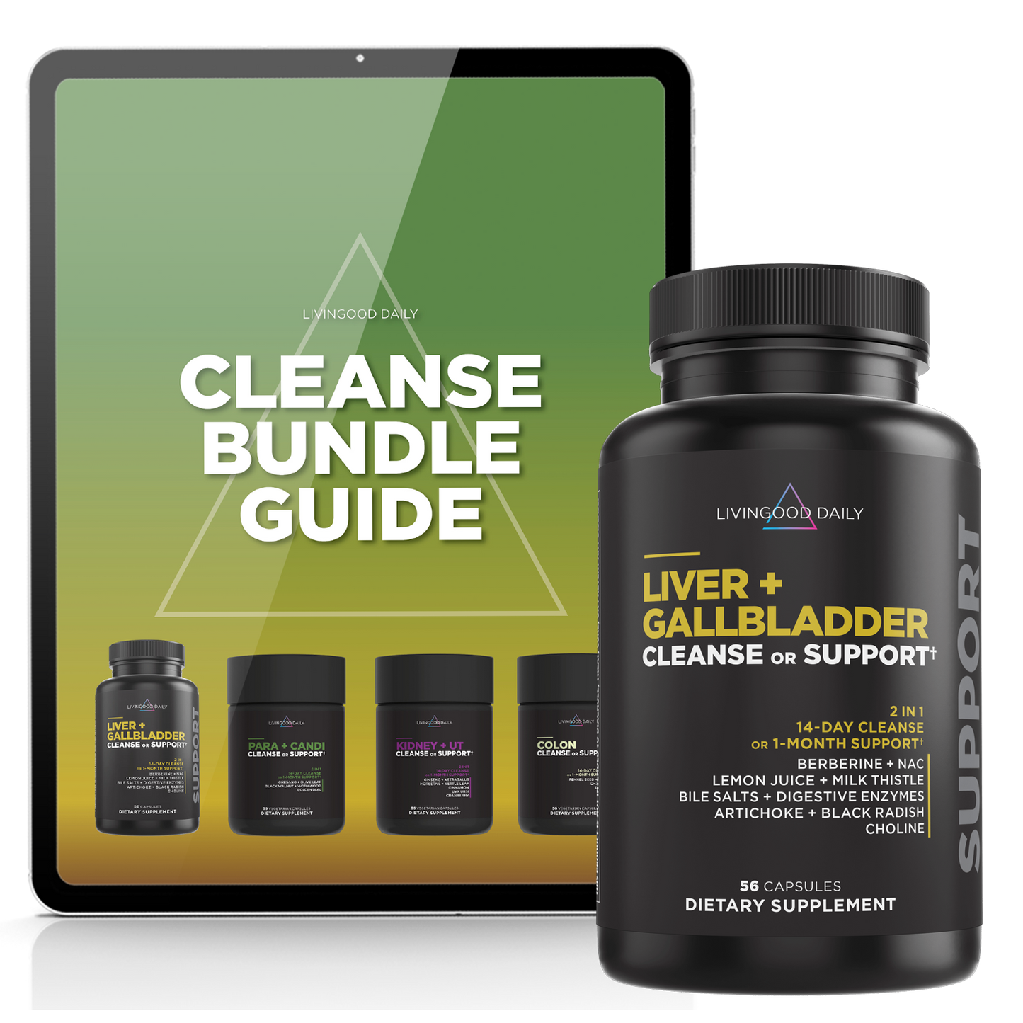 Livingood Daily Liver + Gallbladder Cleanse or Support