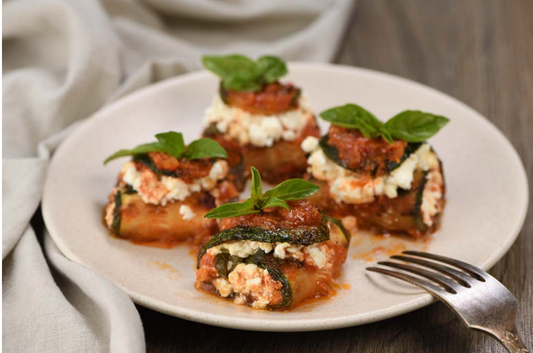 Zucchini Pasta Rolls