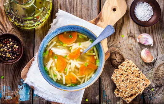 Zucchini Chicken Noodle Soup