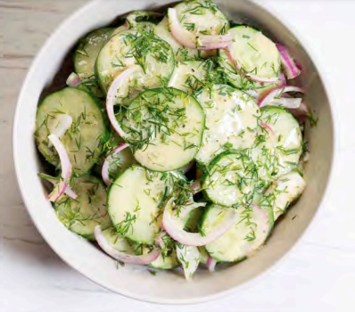 Creamy Cucumber Dill Salad