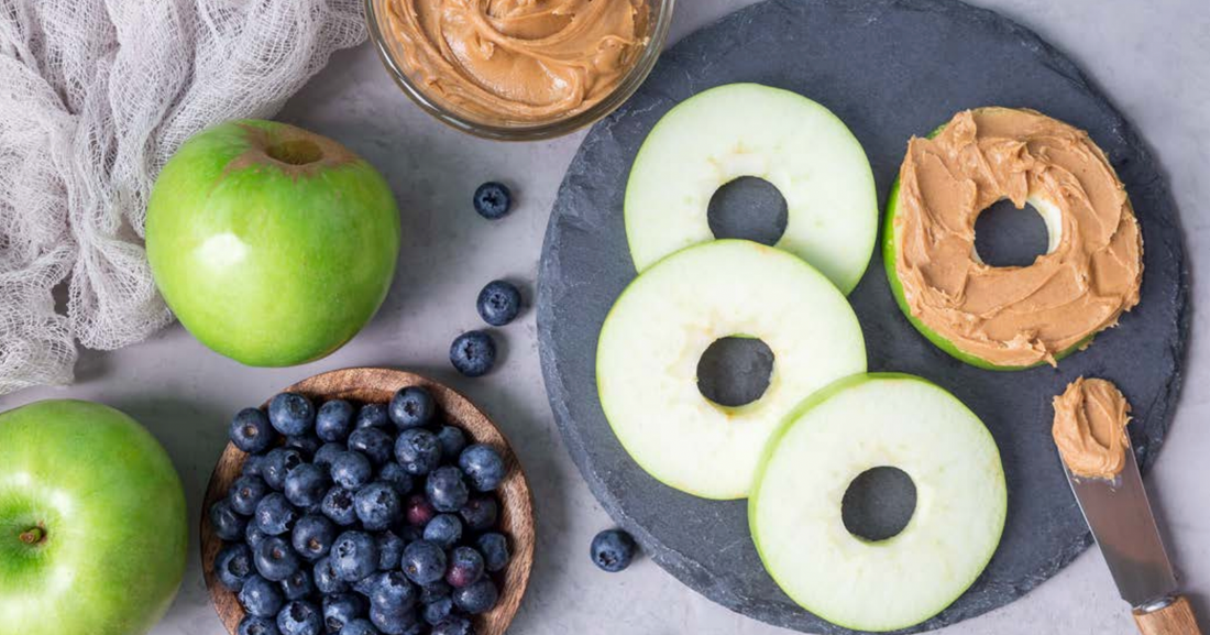 Nut Butter Green Apple Slices