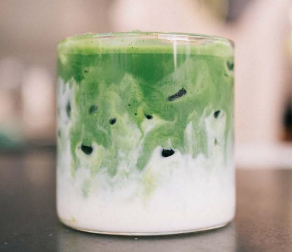 Iced Matcha Collagen Latte