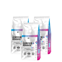 Livingood Daily Coffee + Moringa Ground Medium Roast - (3-Pack)