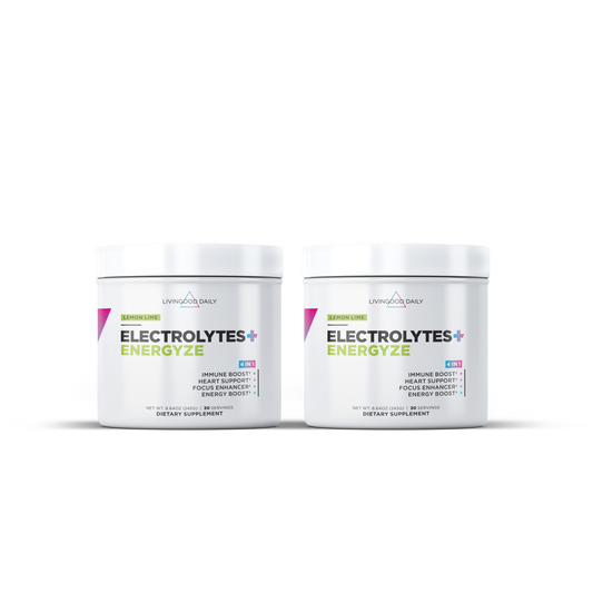 Livingood Daily Electrolytes + Energyze (Lemon Lime) (2-Pack)