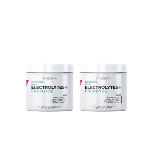 Livingood Daily Electrolytes + Energyze (Berry Frost) (2-Pack)