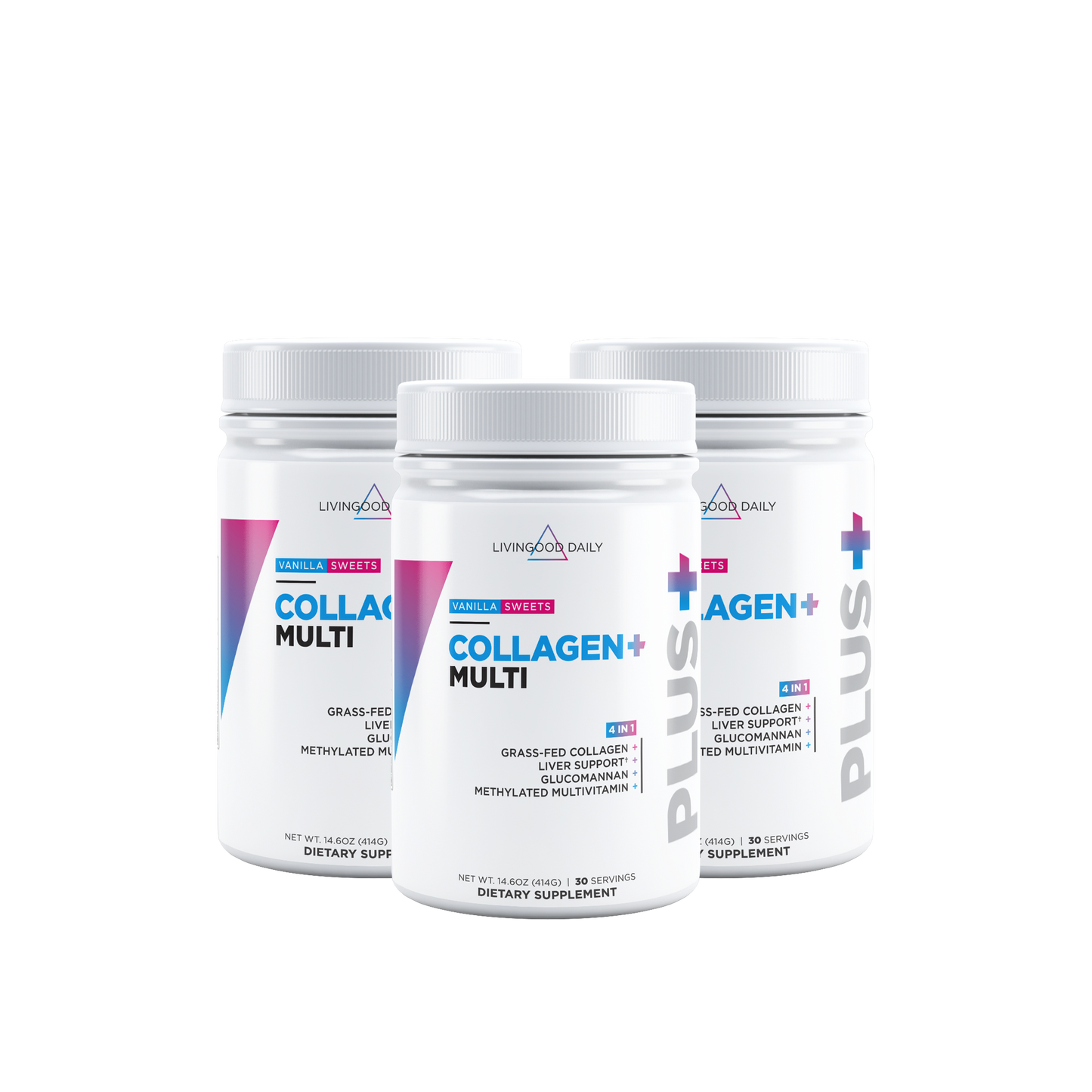 Livingood Daily Collagen + Multi (Vanilla Sweets)