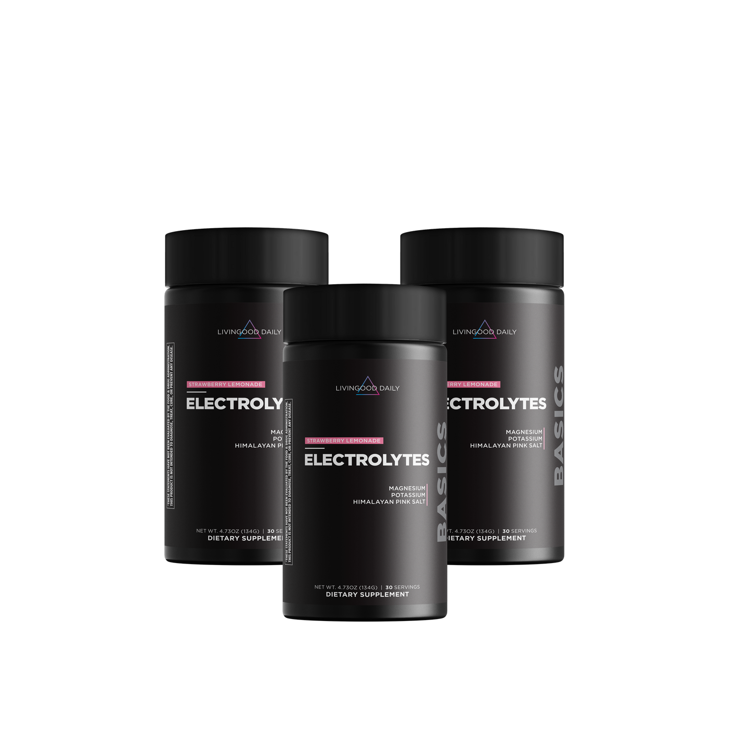 Livingood Daily Electrolytes (Strawberry Lemonade) (3-Pack)
