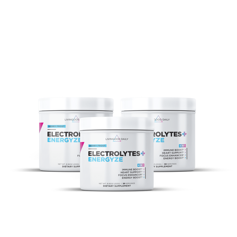 Livingood Daily Electrolytes + Energyze (Berry Frost)