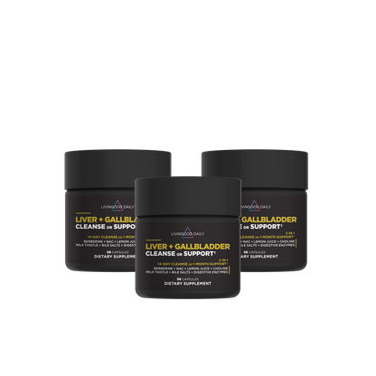 Livingood Daily Liver + Gallbladder Cleanse or Support (3-Pack)