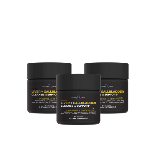 Livingood Daily Liver + Gallbladder Cleanse or Support (3-Pack)