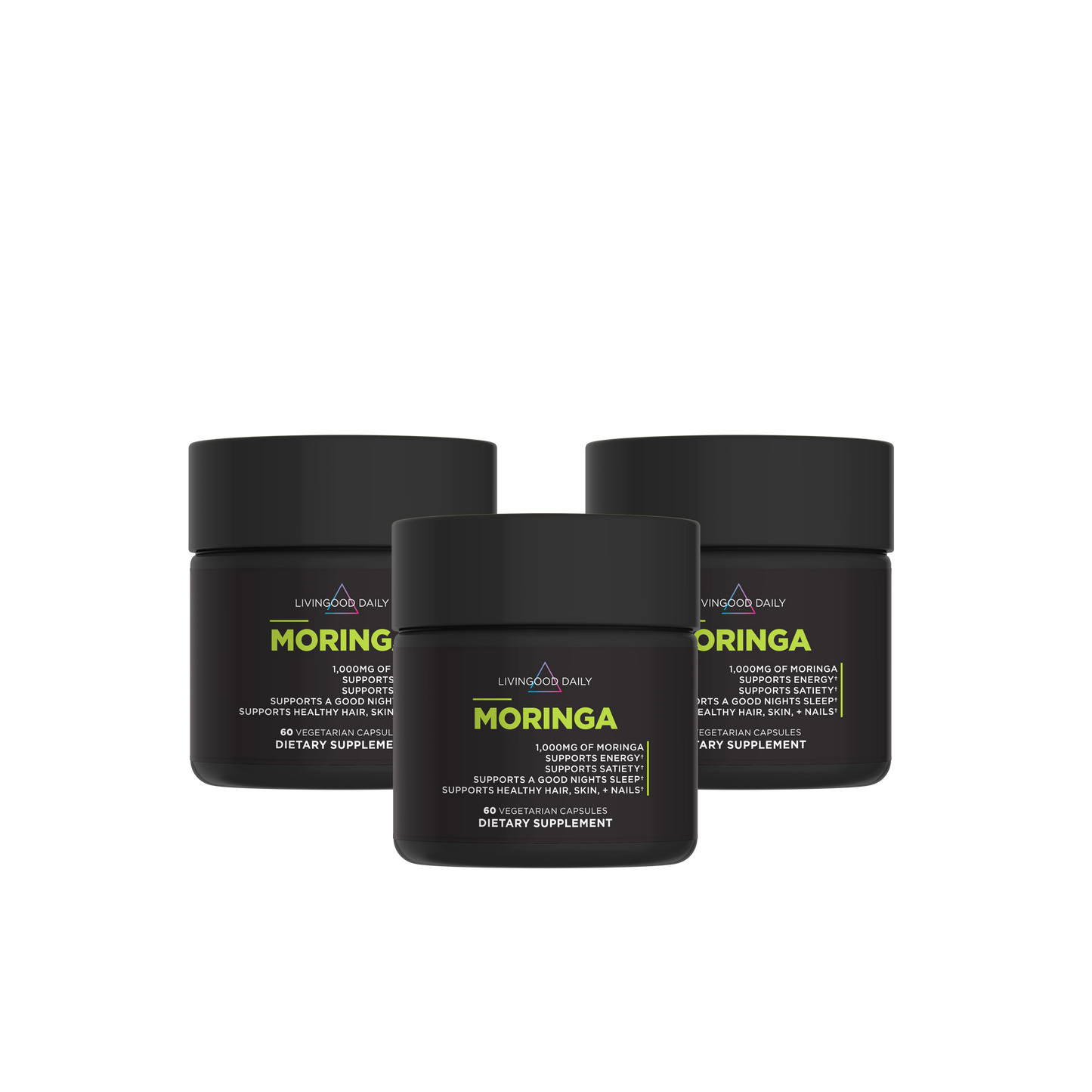 Livingood Daily Moringa Capsules (3-Pack)