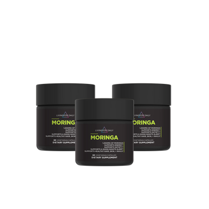 Livingood Daily Moringa Capsules (3-Pack)
