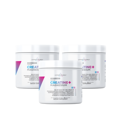 Livingood Daily Creatine + Magnesium (3-Pack)