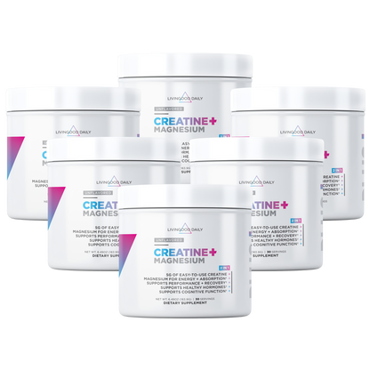 Livingood Daily Creatine + Magnesium (6-Pack)