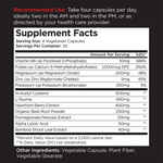 nutritional supplement facts label dietary ingredients recommended dosage