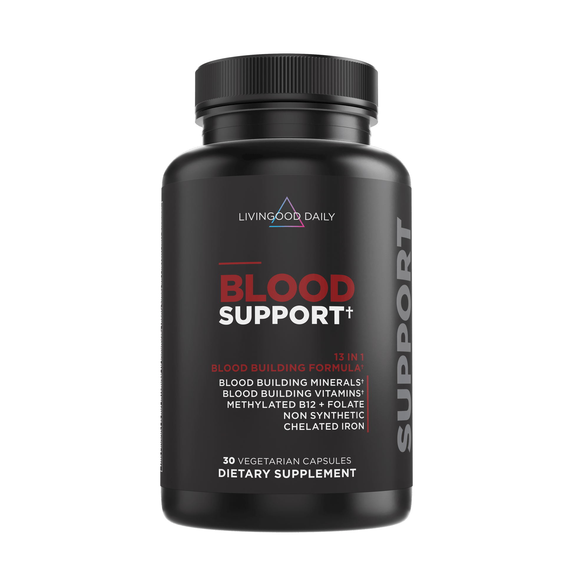 Livingood Daily Blood Support Supplement Bottle