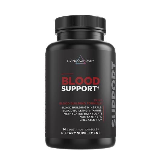 Livingood Daily Blood Support Supplement Bottle