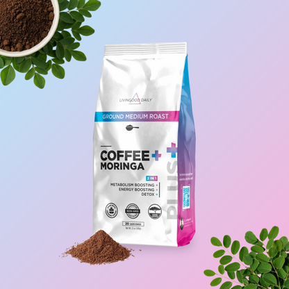 Livingood Daily Coffee + Moringa Ground Medium Roast