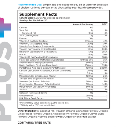 supplement facts label nutritional information dietary supplement ingredients