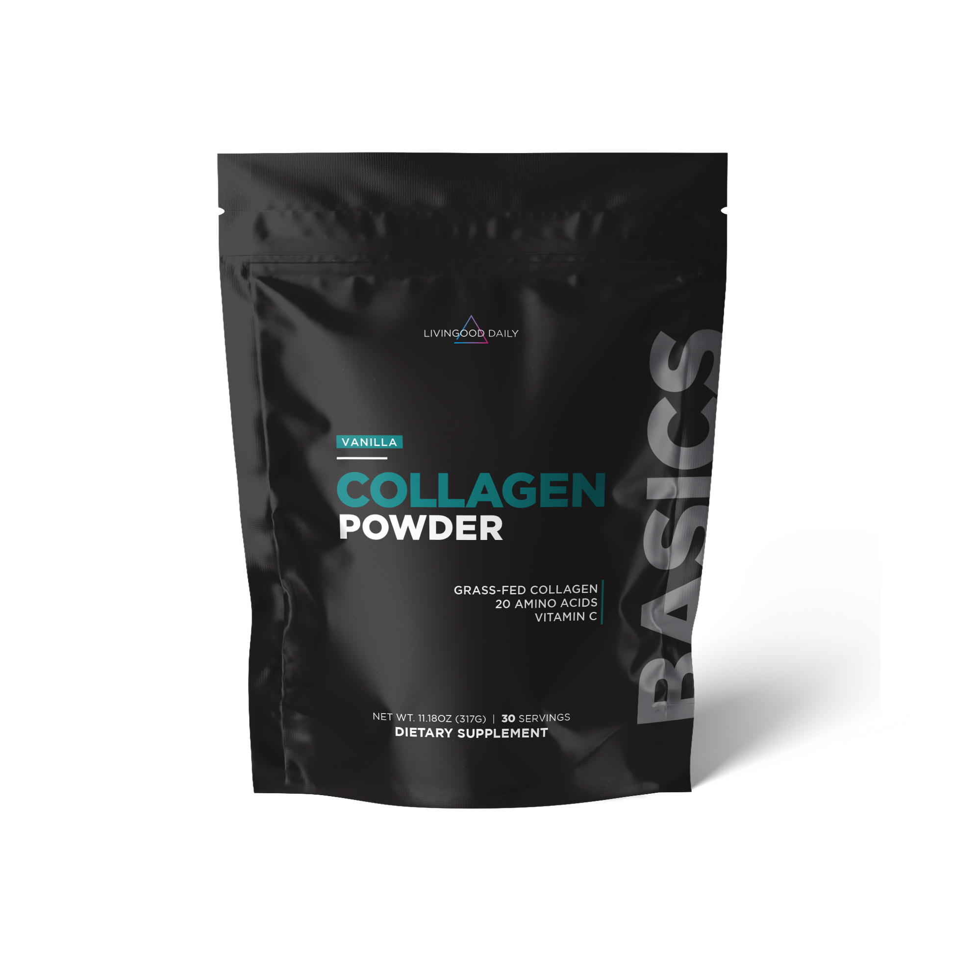 Vanilla Collagen Powder Supplement Packaging