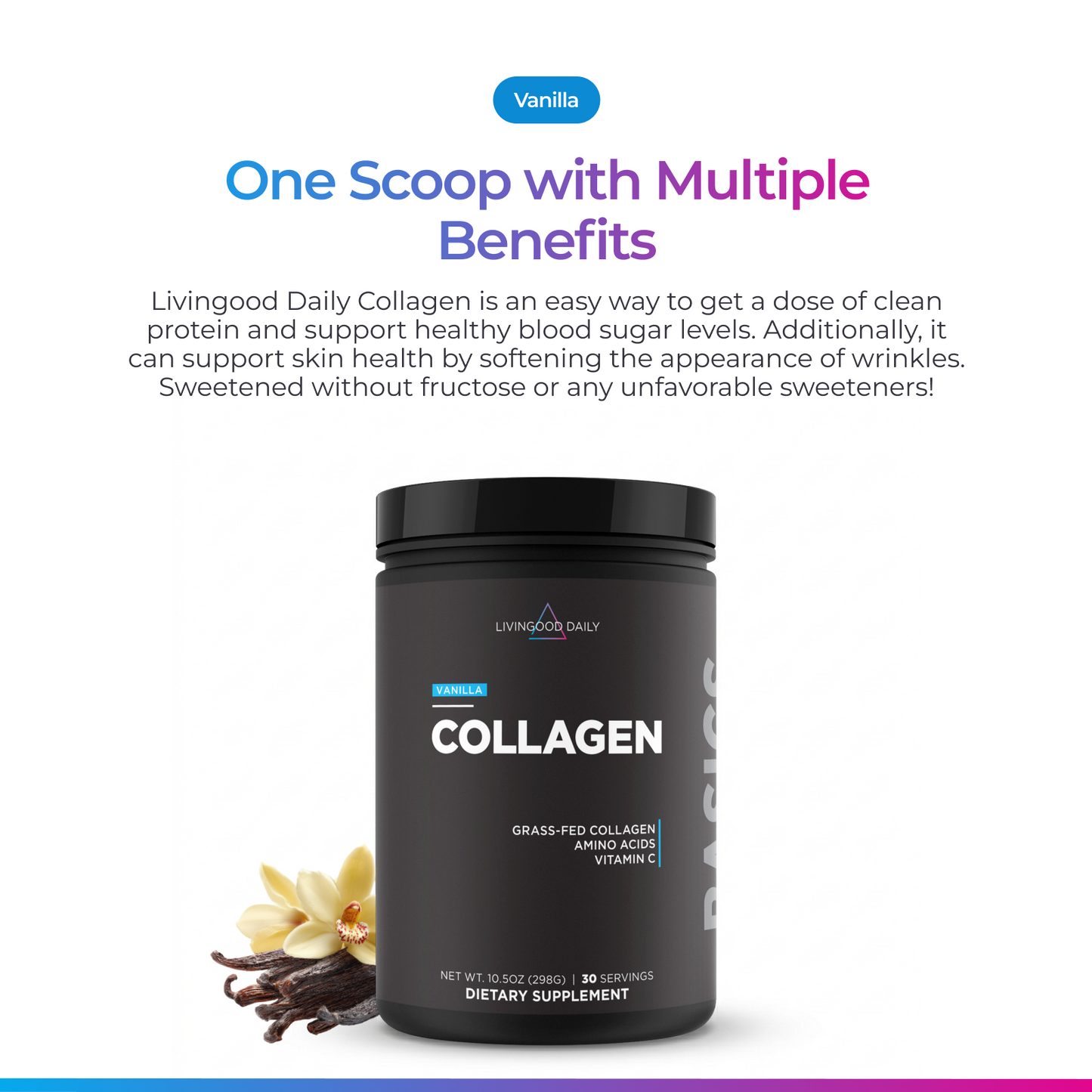 Livingood Daily Collagen (Vanilla)