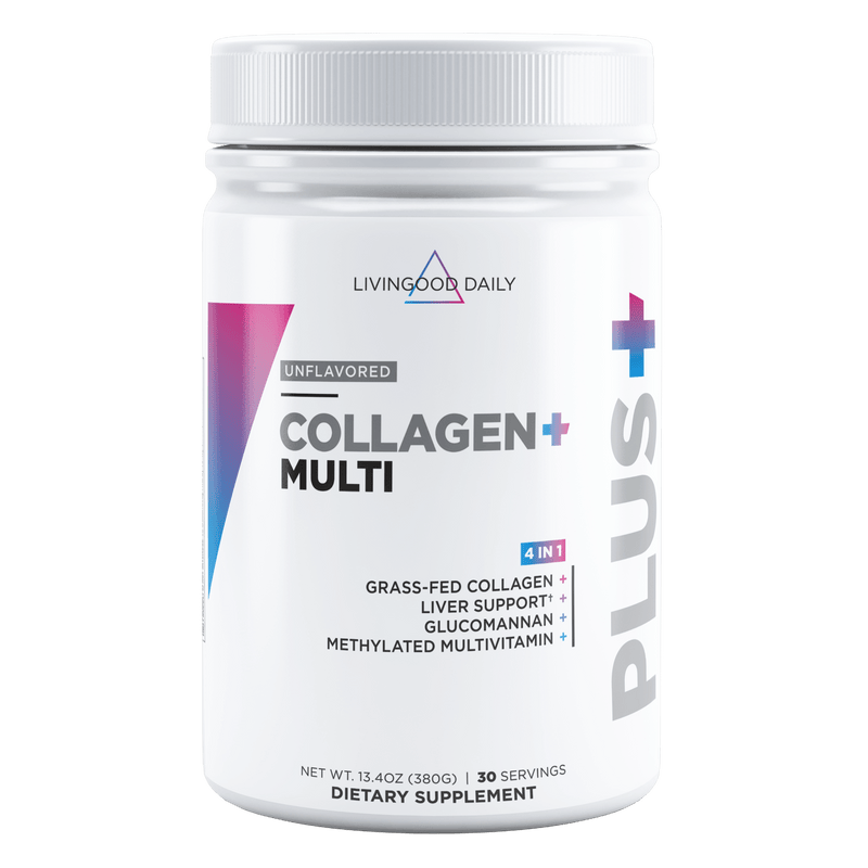 LivingGood Daily Collagen Plus Supplement Unflavored Jar