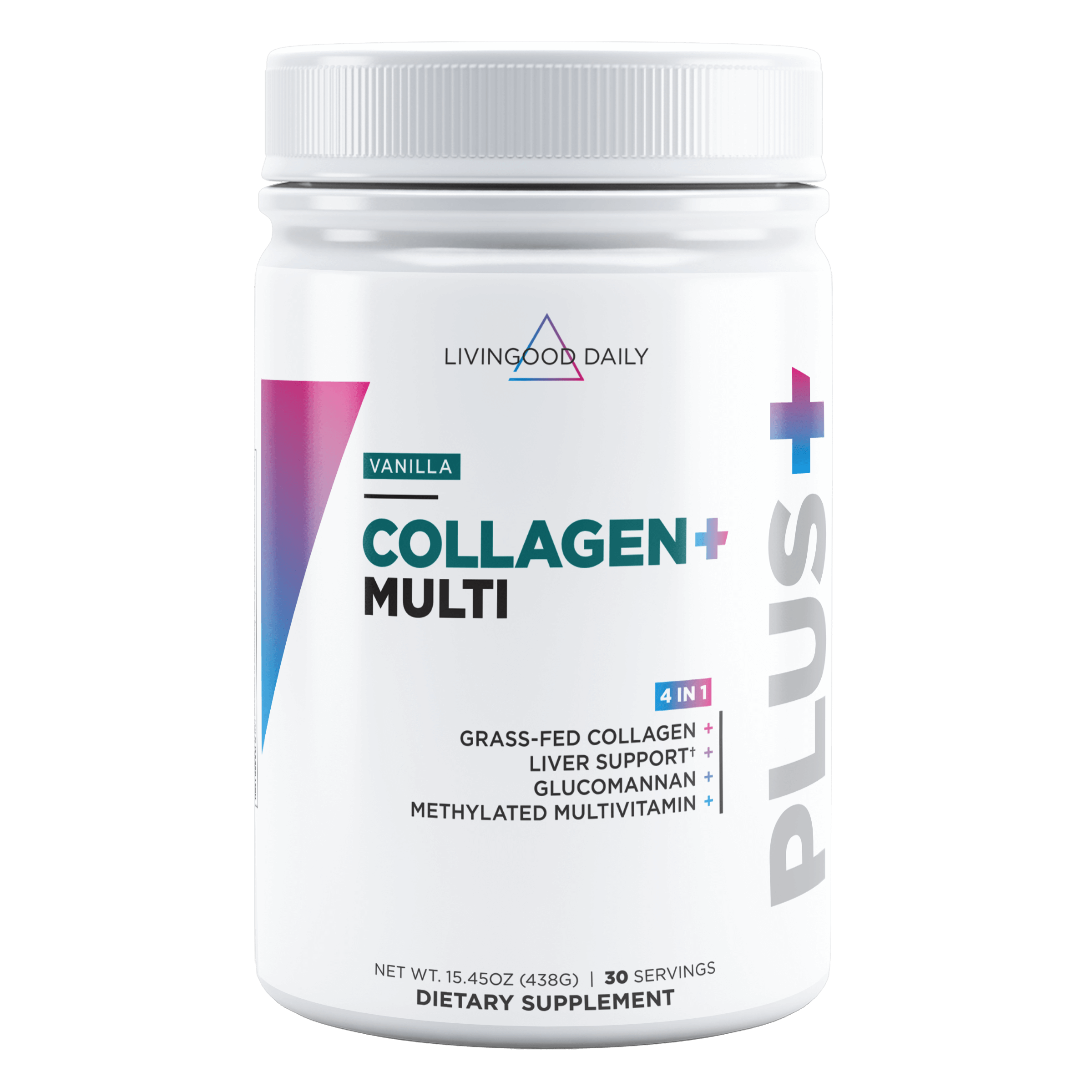 Livingood Daily Collagen + Multi (Vanilla)