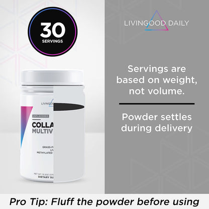 Unflavored Collagen + Multivitamin