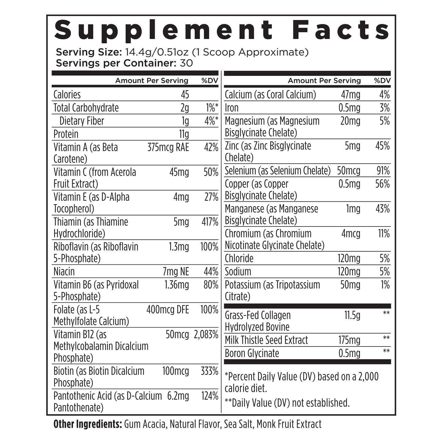 Vanilla Collagen + Multivitamin
