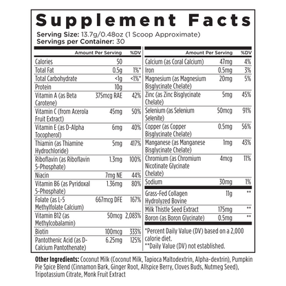Pumpkin Spice Collagen + Multivitamin