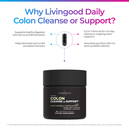 Livingood Daily Colon Cleanse or Support