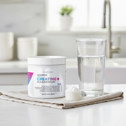 Livingood Daily Creatine + Magnesium (3 Pack)