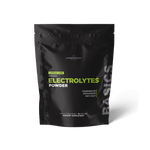 Black electrolytes powder pouch with lemon lime flavor by Livingood Daily