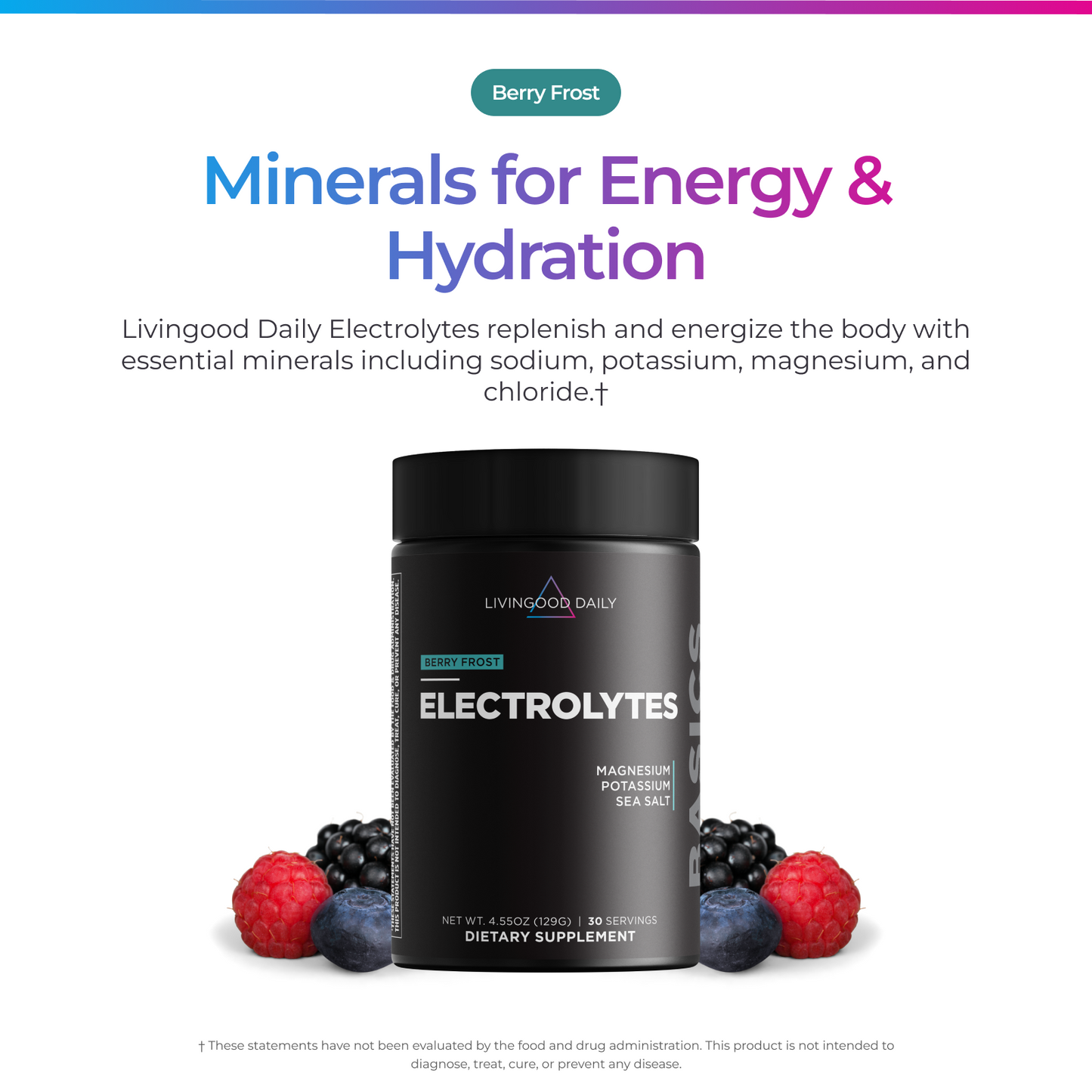 Livingood Daily Electrolytes (Berry Frost)