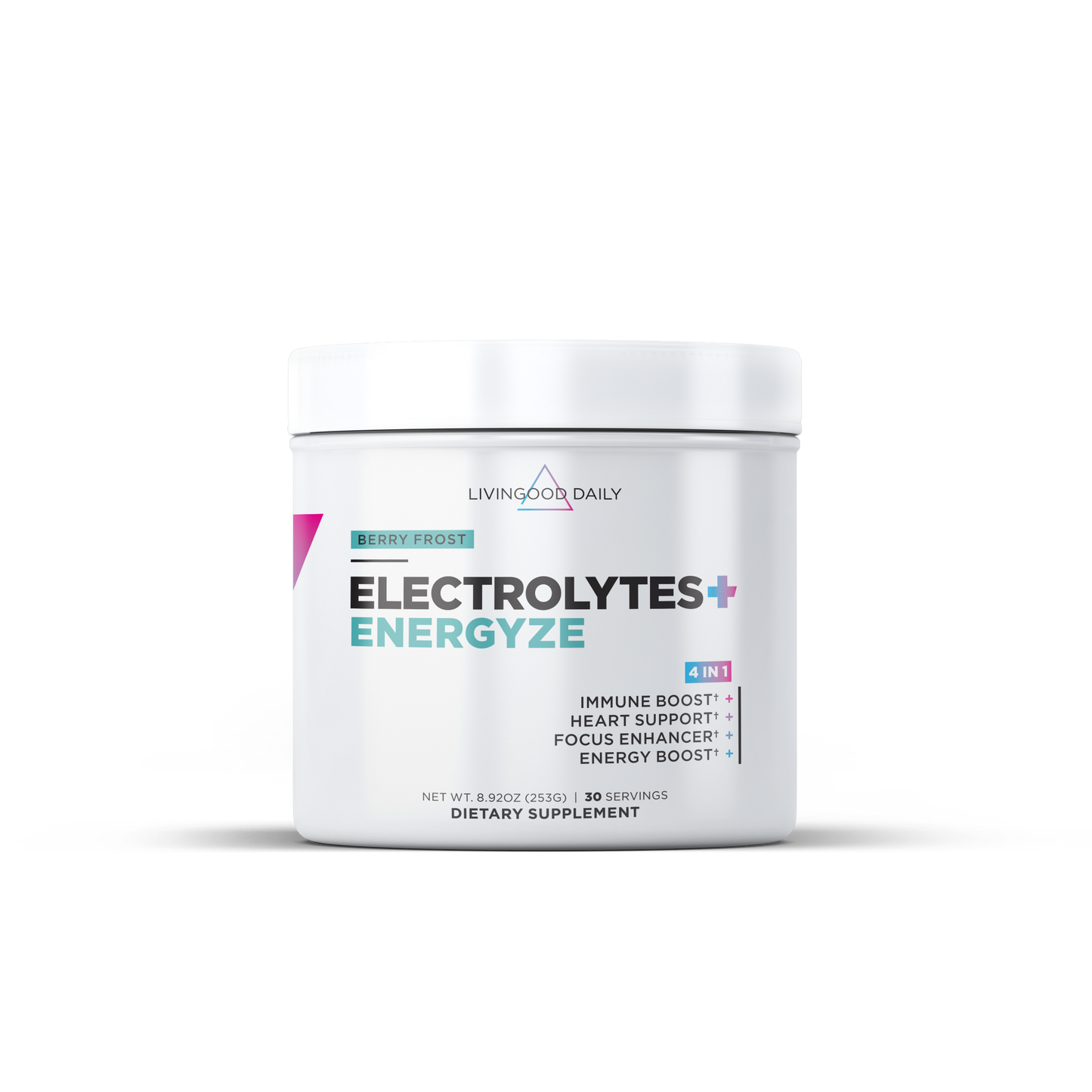 Livingood Daily Electrolytes + Energyze (Berry Frost)