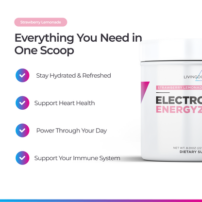 Livingood Daily Electrolytes + Energyze (Strawberry Lemonade)