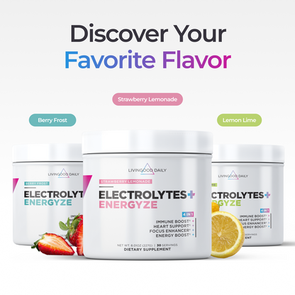 Livingood Daily Electrolytes + Energyze (Strawberry Lemonade)