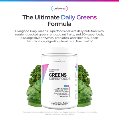 Livingood Daily Greens Superfoods (Unflavored)