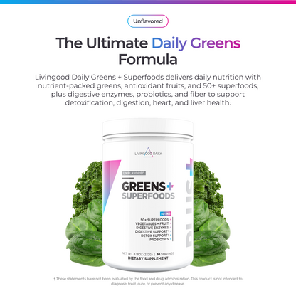 Livingood Daily Greens + Superfoods (Unflavored)