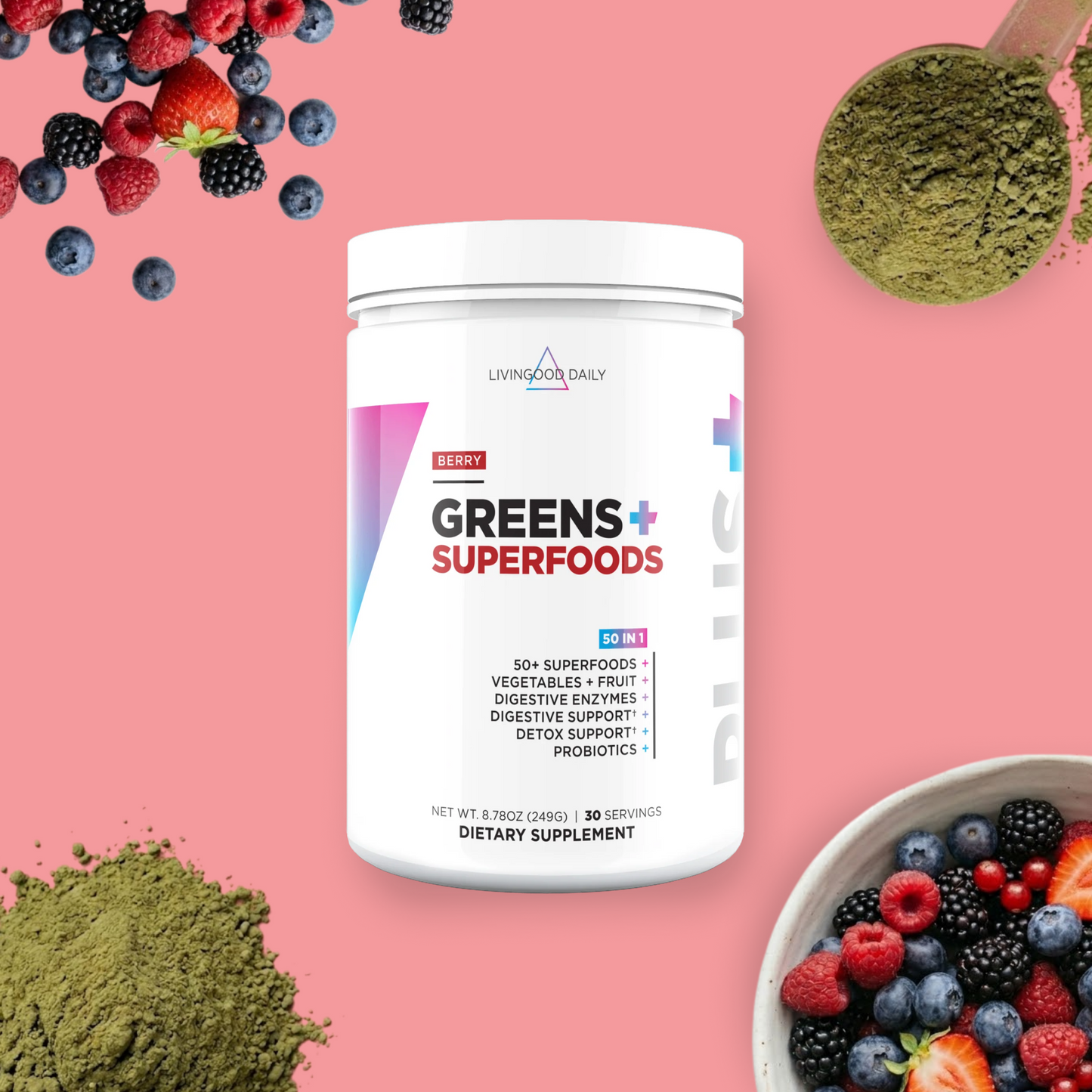 Livingood Daily Greens + Superfoods (Berry)