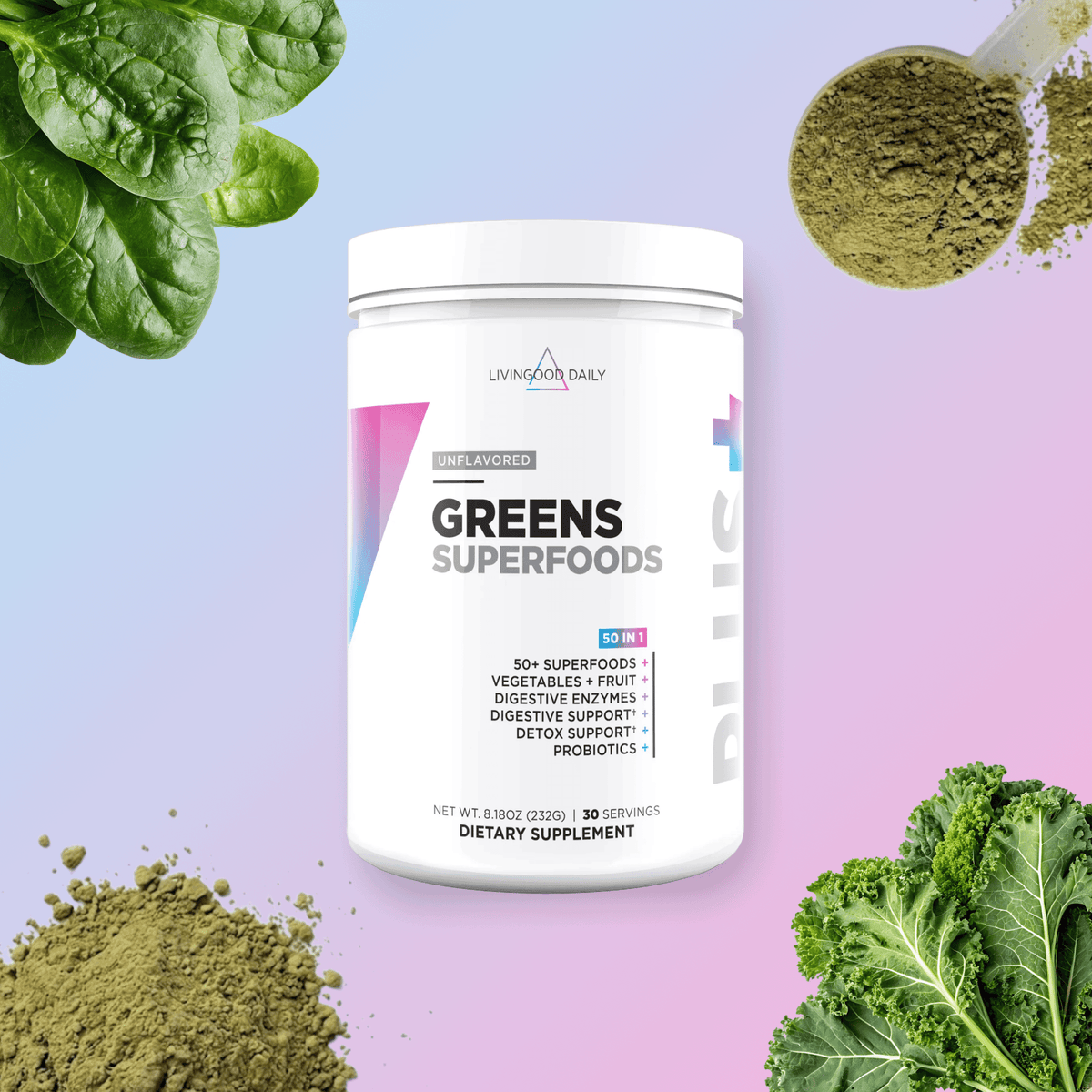 Livingood Daily Greens Superfoods (Unflavored)
