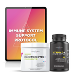 immune support supplements, electrolytes powder, vitamin D plus immune complex, dietary supplements, health protocol guide