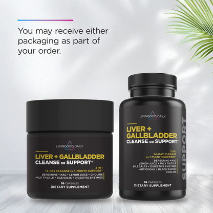 Livingood Daily Liver + Gallbladder Cleanse or Support