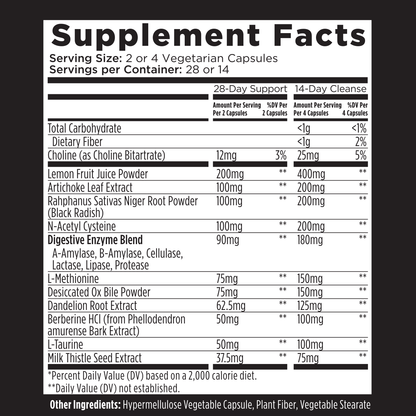 Livingood Daily Liver + Gallbladder Cleanse or Support