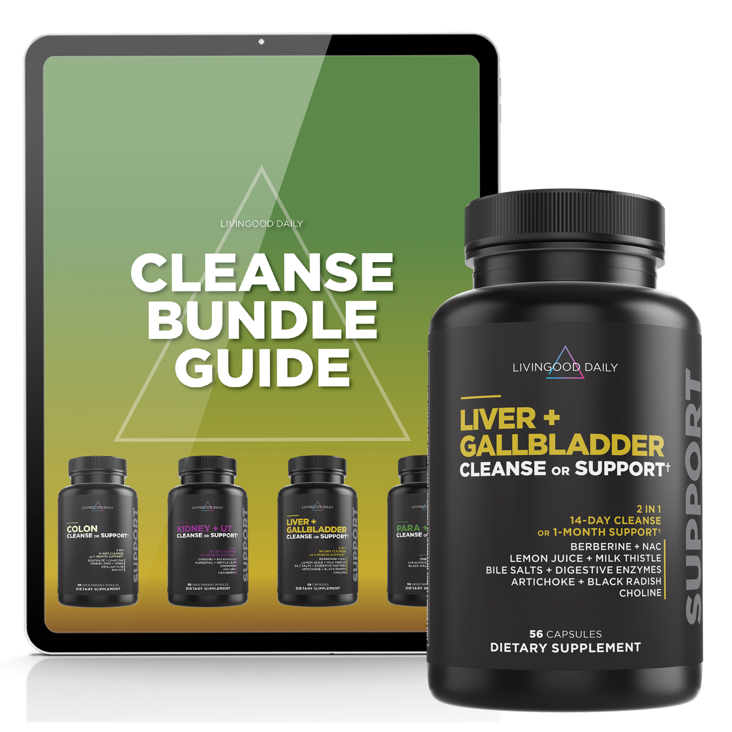 Livingood Daily Liver + Gallbladder Cleanse or Support