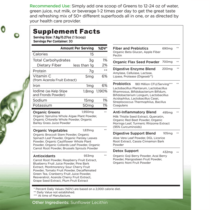 Livingood Daily Greens + Superfoods (Unflavored)