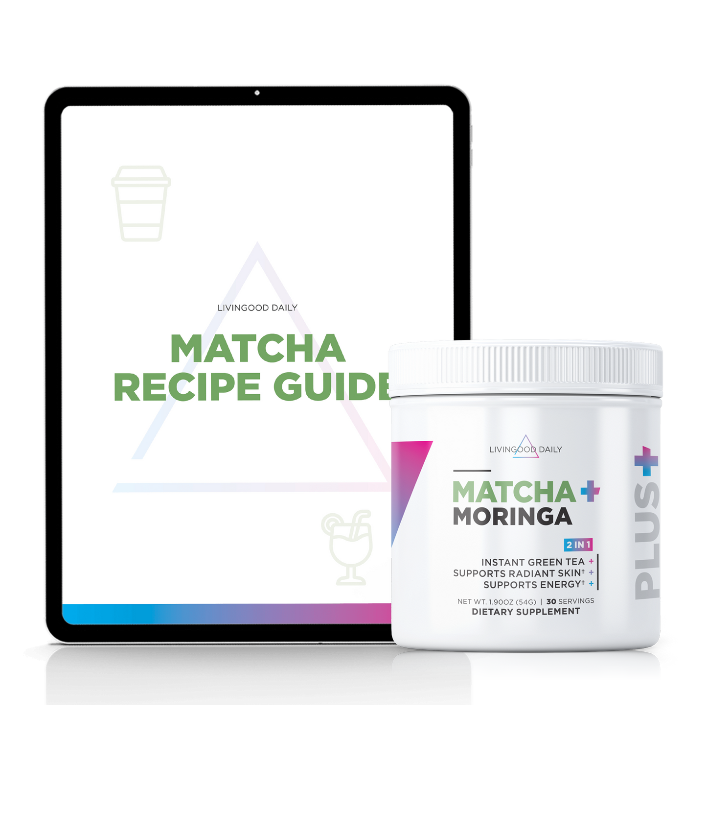 Livingood Daily Matcha + Moringa
